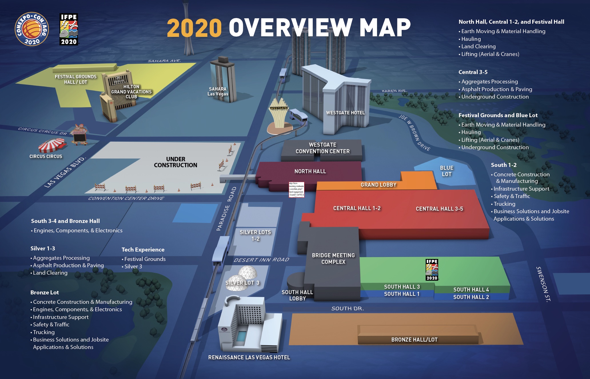 CONEXPOCON/AGG 2020 maps Crane and Hoist CanadaCrane and Hoist Canada