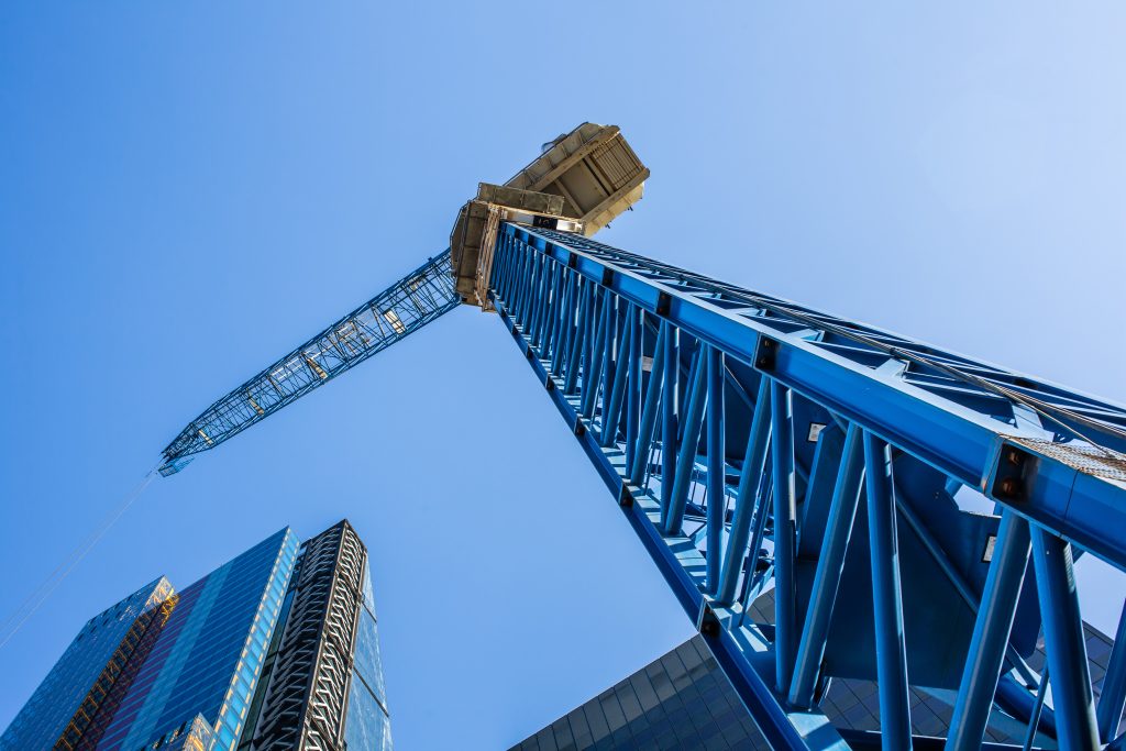 New battery-powered tower cranes turning heads